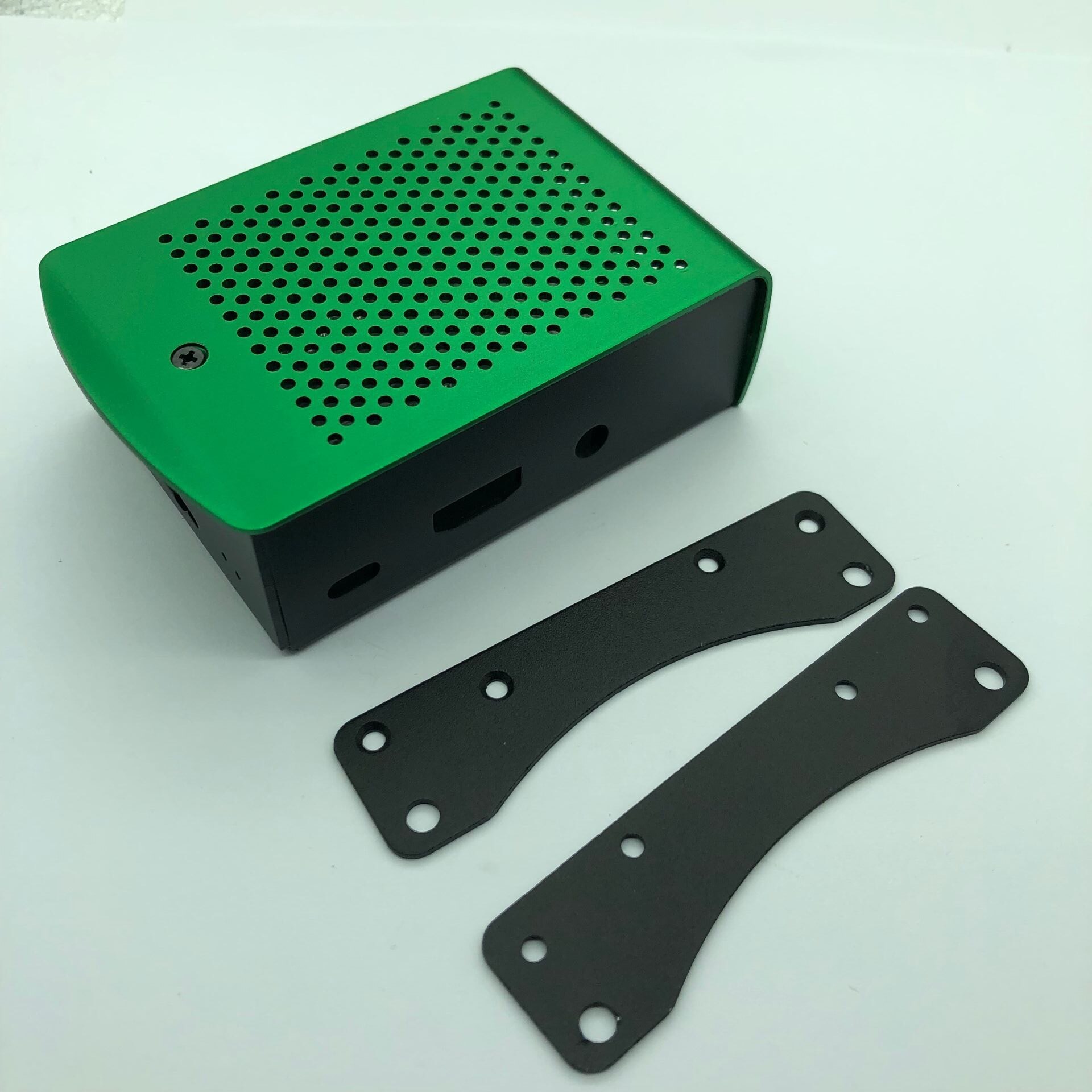 Raspberry Pi 4 Aluminum Case Black Metal Shell Silver Box Green Enclosure for RPI 4 Model B RPI 4B