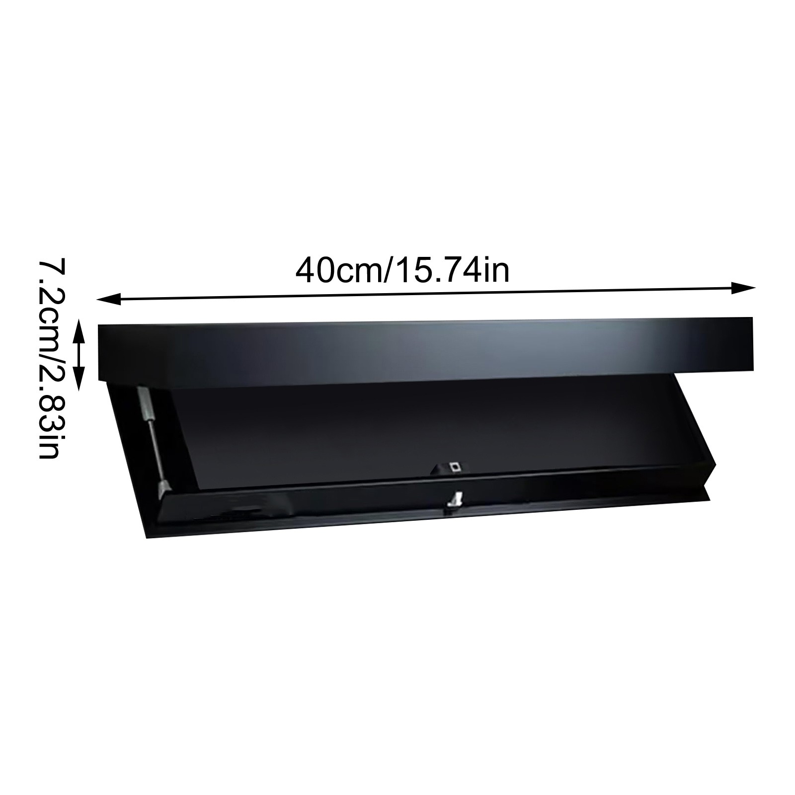 Home Storage Shelf With Compartment,Concealed Floating Shelf, Wall-Mounted Storage Solution, Modern Home Decor, For Living Room