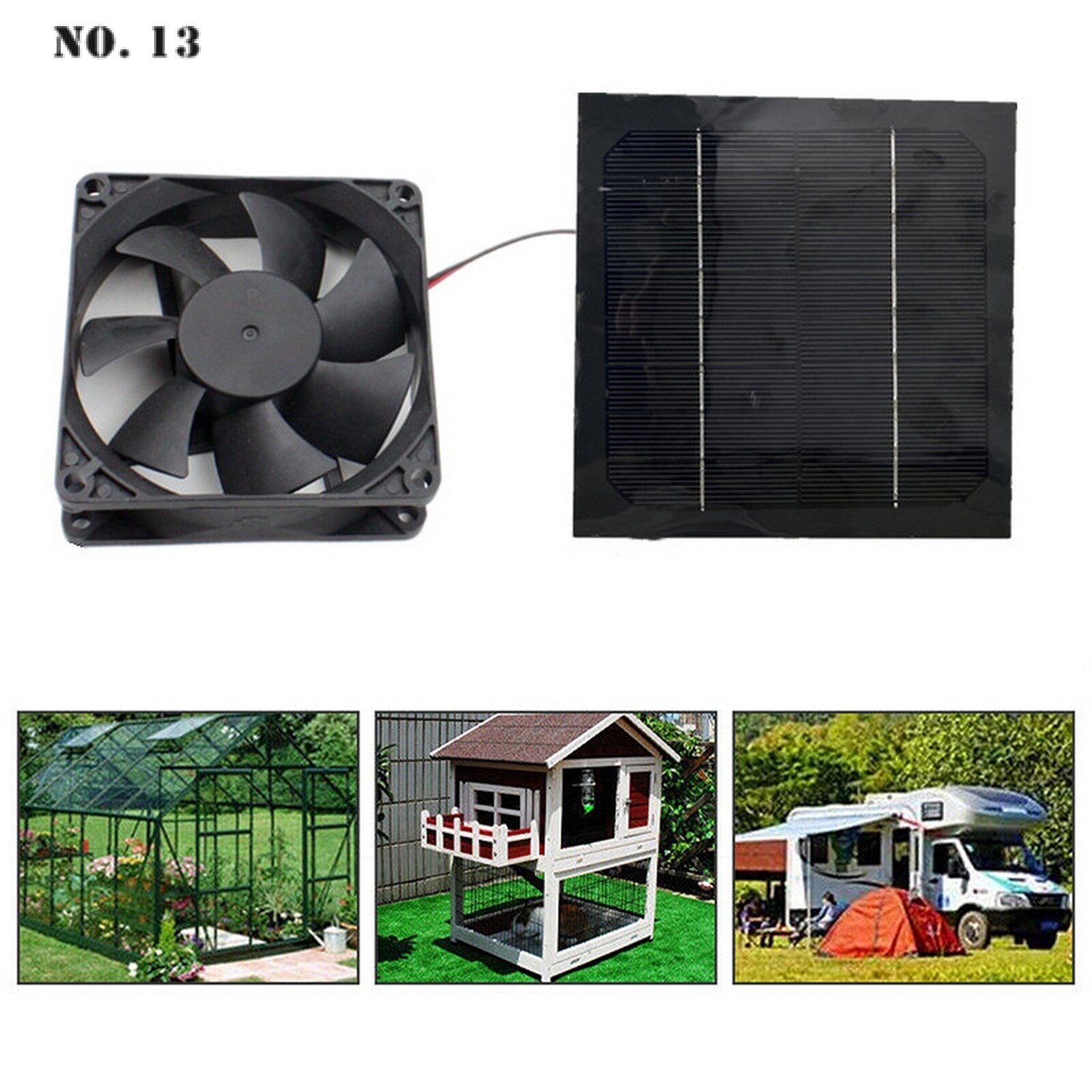 20W Solar Fan Mini Exhaust Fan for Bathroom , Kitchen Solar Exhaust Mini Fan Home Cooling and Heating Ventilation Equipment