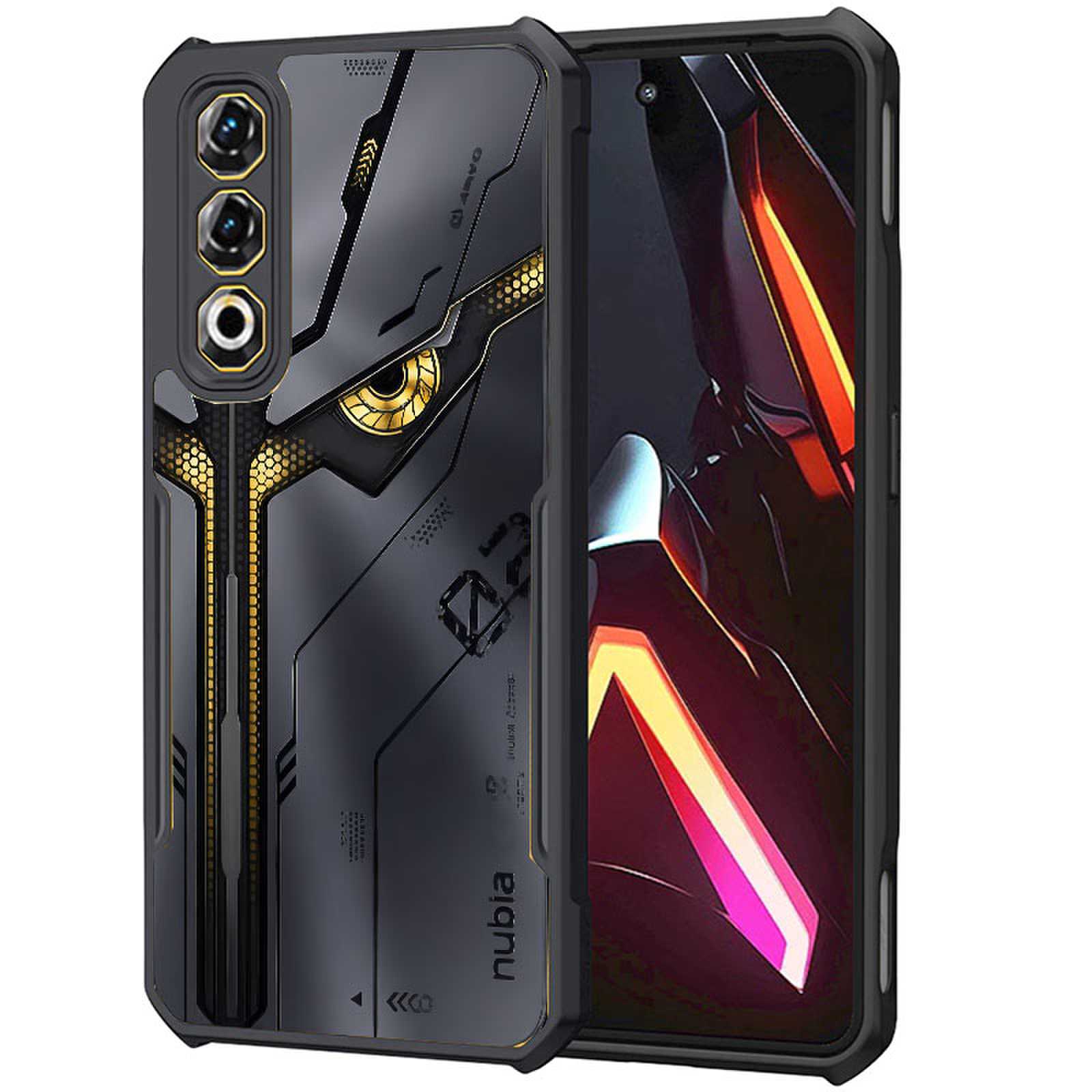 Luxe telefoonhoesje voor zte nubia neo 3 gt , transparant acryl, valbestendig, ultradunne harde cover, nubia neo 2, neo 3 , 5g nr. .62: Blauw / Voor iphone 16 pro max