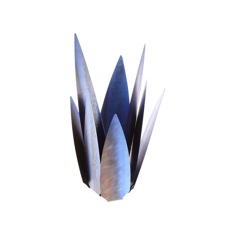 Simulation de plante d'agave artistique, Sculpture rustique en métal, bricolage, pour Patio extérieur, décoration de jardin, piquets de décoration de pelouse, Statue de maison