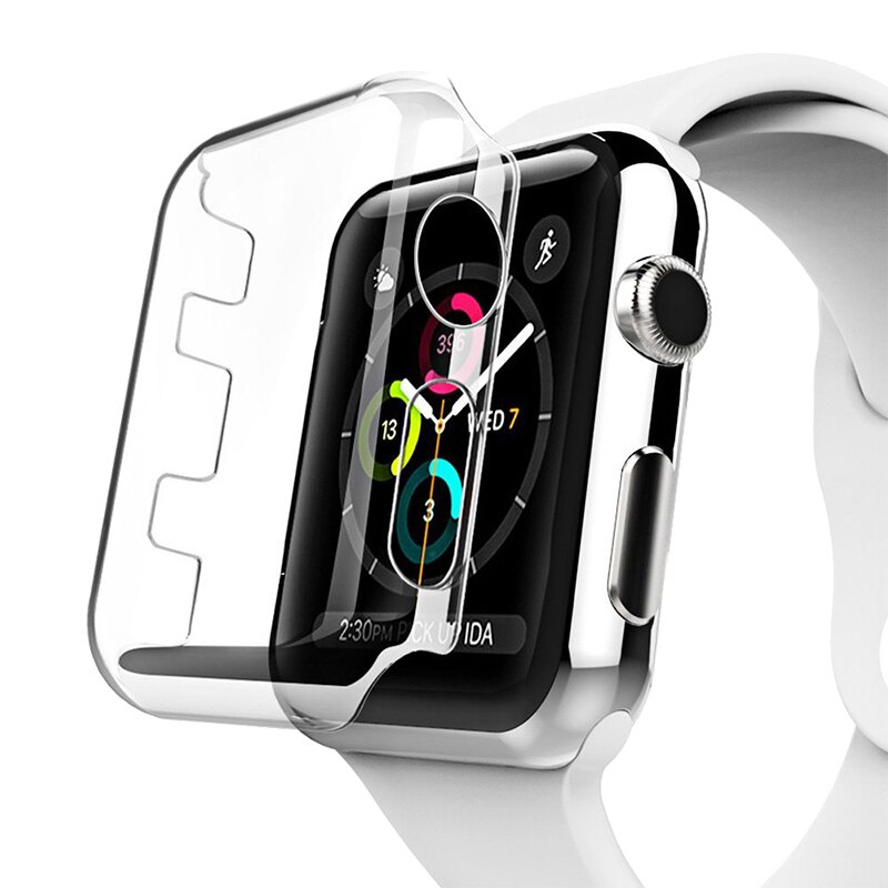 Schokbestendig Case Voor Apple Horloge 6 44Mm 40Mm Volledige Dekking 42Mm 38Mm Horloge Screen Protector Accessoires voor Iwatch Serie 5 4 3 2 1