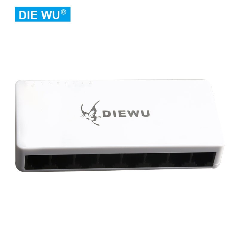 TXE114 8 Port 10/100Mbps Fast Ethernet Switch/MINI/Desktop Ethernet Splitter/Ethernet Hub/Plug and Play/Fanless Quiet