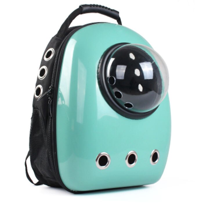 Outdoor Astronaut Bubble Portable Window Cat Travel Bag Breathable Space Capsule Carrier Pet Backpack For Cat Dog: Fruit Green