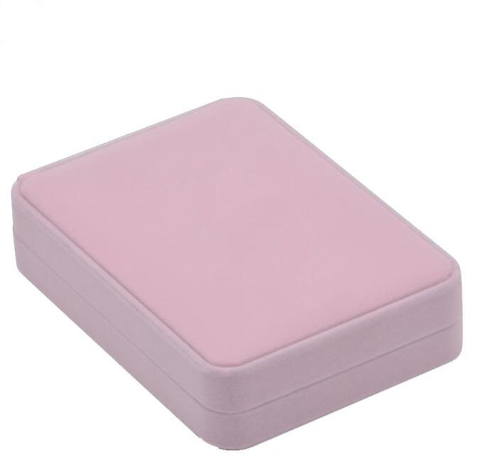 Jewelry Box - 17x12x4cm - Velvet Gift Case - Display Storage for Necklace, Set