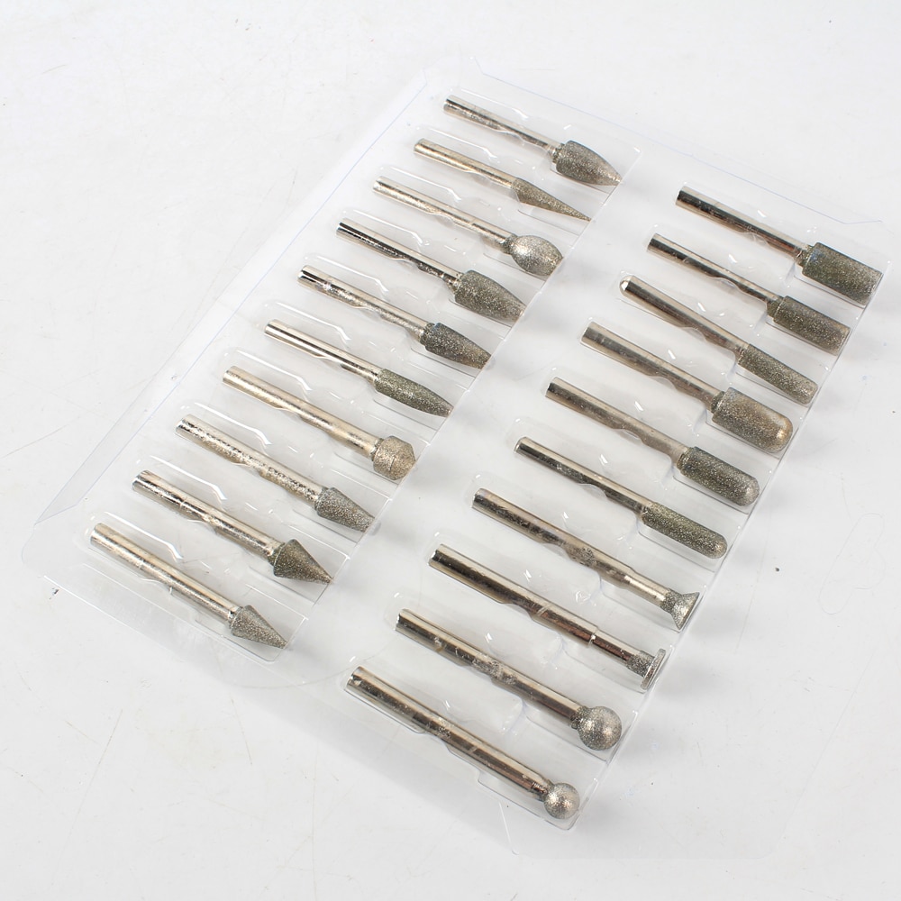 Raizi Electroplated Diamond Burs Granite Router Bit for Marble Metal Cutting