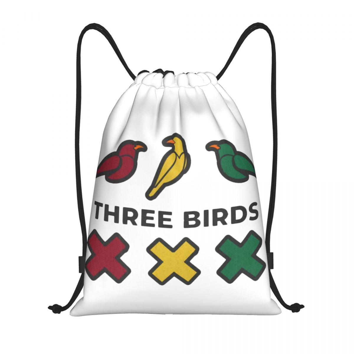 Custom Ajaxs Bobs Marleys Drawstring Bag Women Men Lightweight Amsterdam Football Sports Gym Storage Backpack: Brown