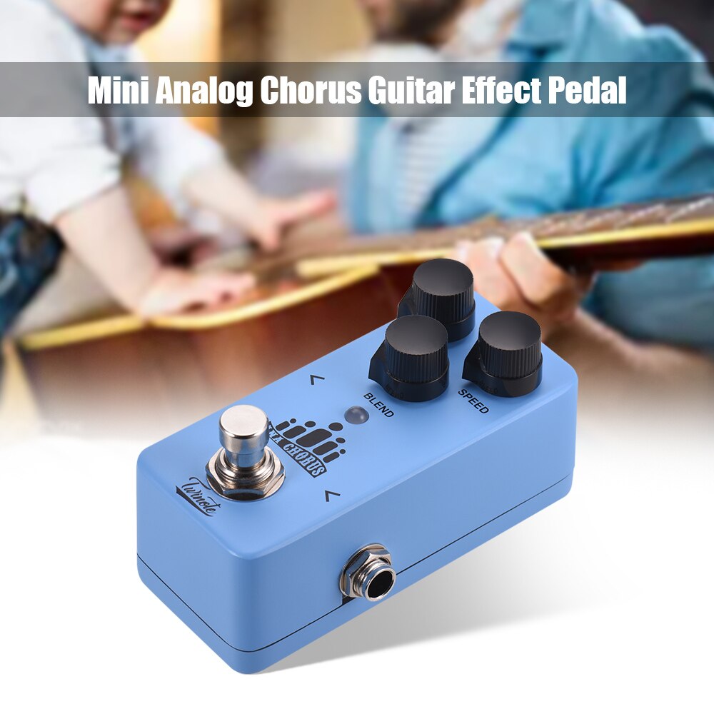 Twinote gitarreffektpedal bbd chorus analog chorus-processor eller gitarreffektpedal fullt metallskal med äkta bypass: En refräng