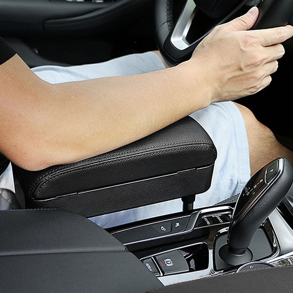 Accoudoir universel pour voiture, support de coude réglable, organisateur de voiture, boîte d'accoudoir avec chargement sans fil, boîte de rangement pour espace de siège de voiture
