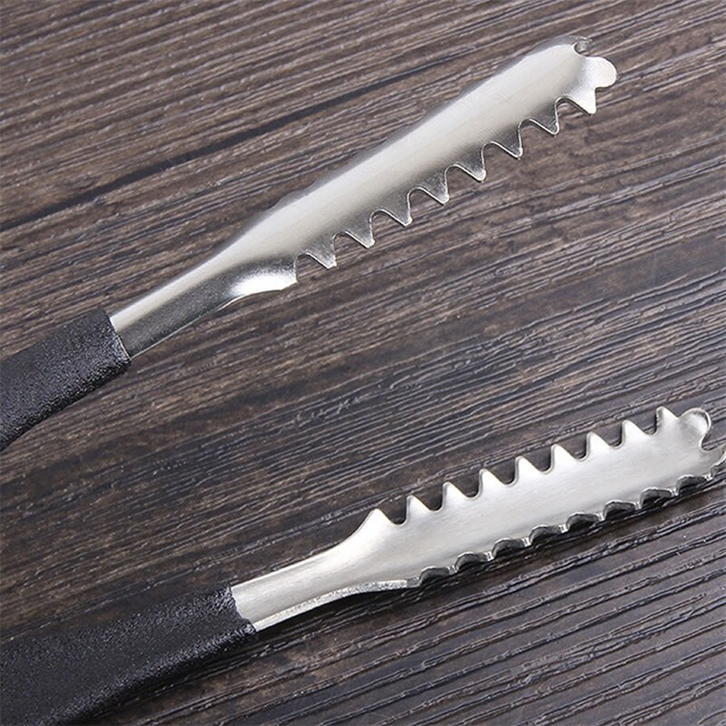 Silicone Handle Food Tongs Ice Tongs Clips for Salad BBQ Grill Multifunctional Kitchen Serving Cooking Tongs Bar Accessories