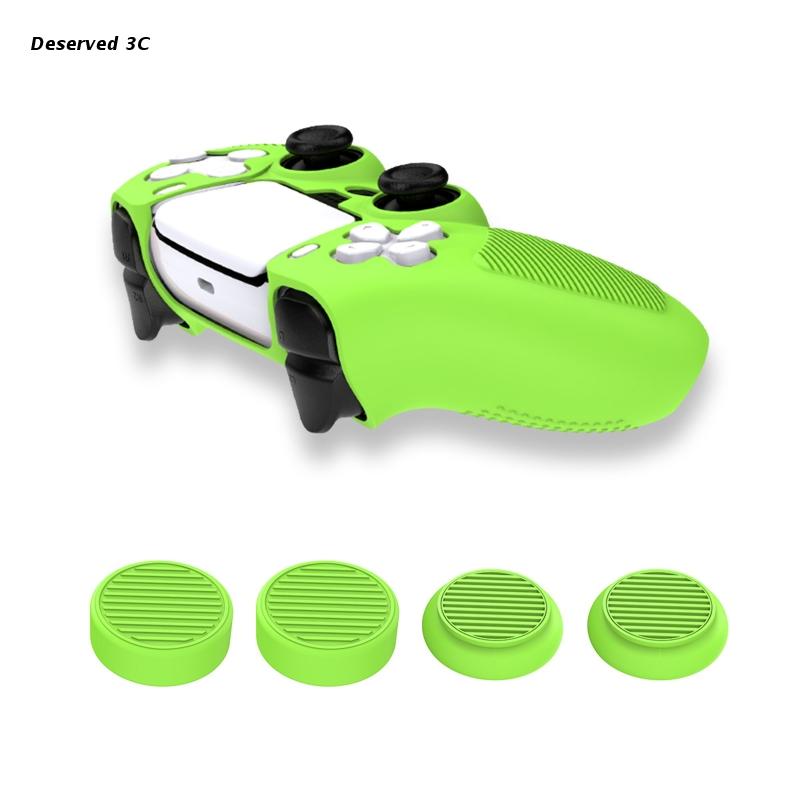 R9cb ersatz-joystick-griffkappen für playstation 5 , silikon-daumenstick-abdeckung, 4 stück