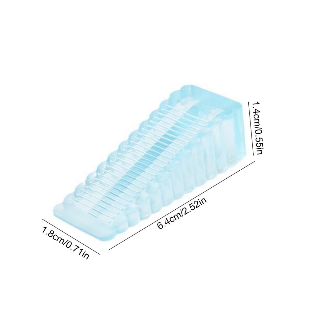 4PCS Silicone Door Stopper Windproof And Anti-pinch Safety Door Wedge Door Top Anti-Collision Door Clip Block Stopper