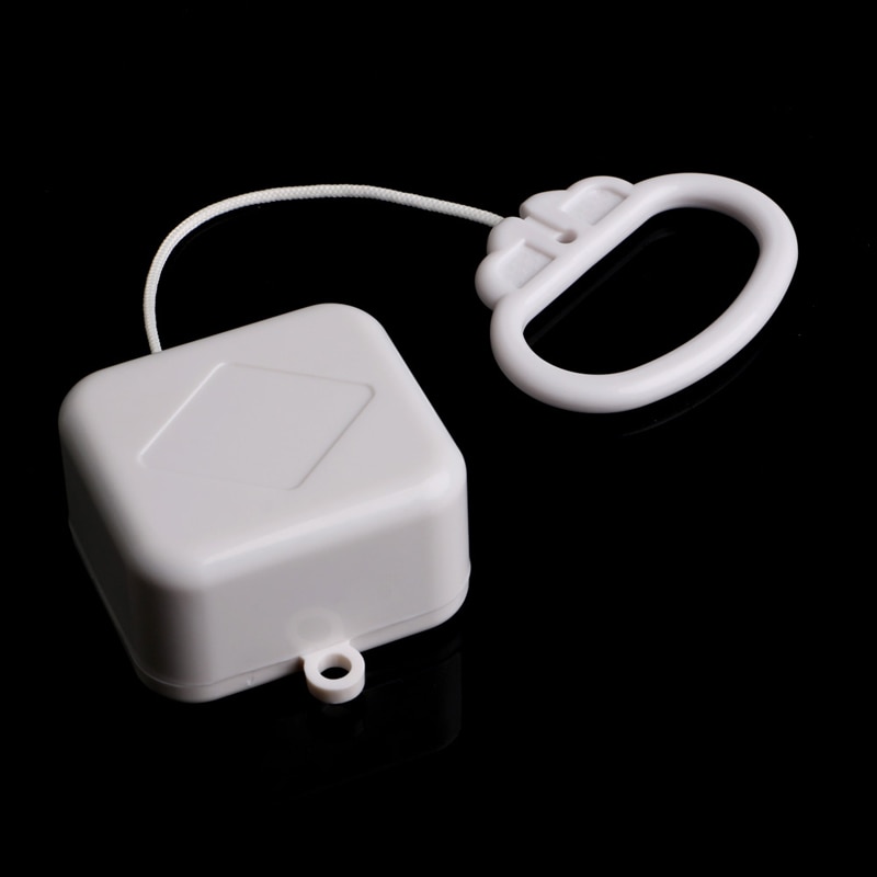 Pull String Cord Music Box White Baby Bed Bell Kids Toy Random Songs Baby Toys