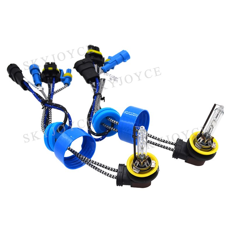 SKYJOYCE-bombilla HID de xenón para Faro de coche, Kit de conversión HID de 35W, 55W, 35W, 55W, CA 12V, 5500K, H11B