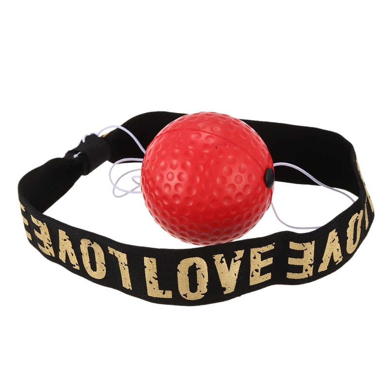 Boxeo Reflex Speed pelota para golpear Sanda Boxer levante reacción fuerza mano ojo entrenamiento Set estrés reacción bola roja: Default Title