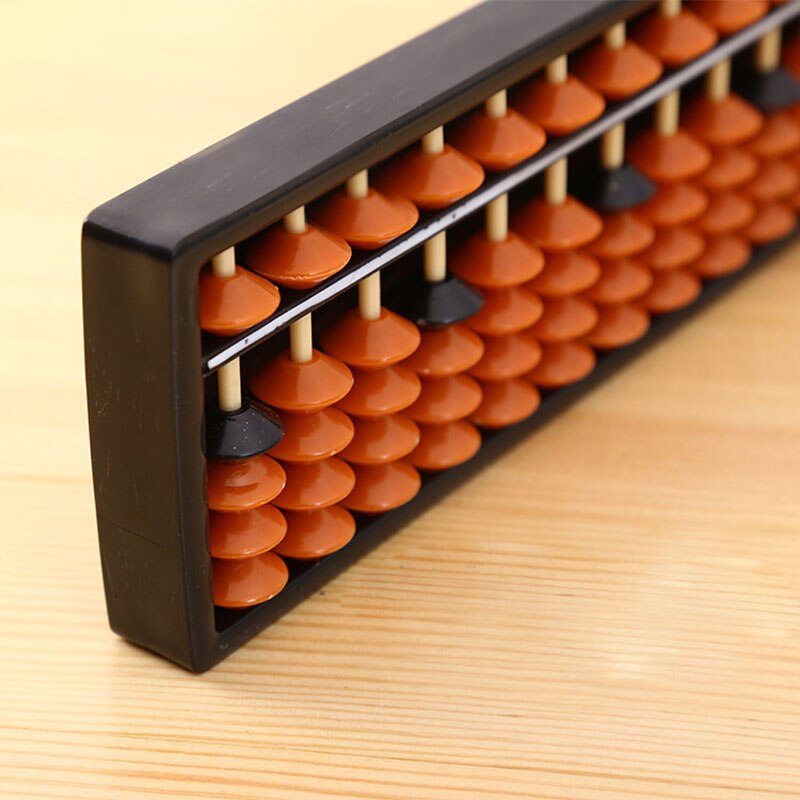 Plastic Abacus 15 Cijfers Rekenkundige Tool Kid 'S Math Leren 5 Kralen Mentale Abacus Traditionele Aid Caculating Speelgoed