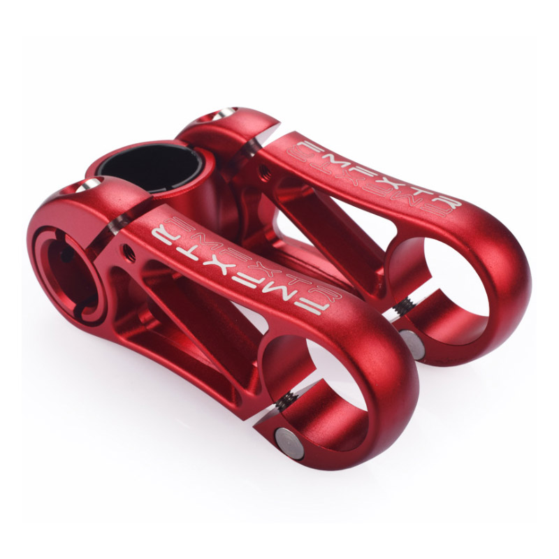 Fiets Riser Stuurpen 360 Graden Mbt Fiets Stuur Kraan 31.8 Hoogte Increaser Uitgerust Stuur Modificatie Verhogen Stem: red
