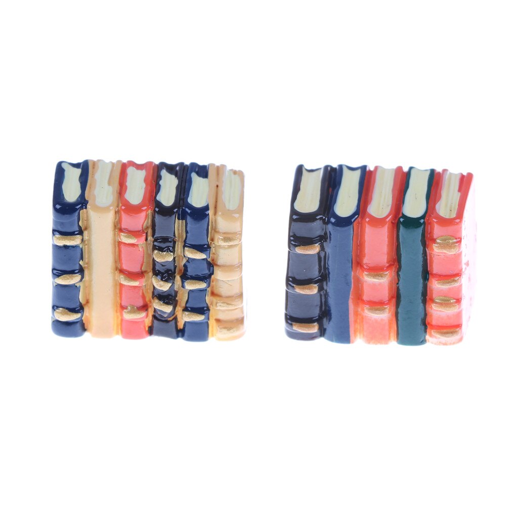 Mooie boeken simulatie poppenhuis meubels speelgoed terrarium beeldjes decoratie doe-het-zelf knutsel accessoires voor poppenhuis ornamenten