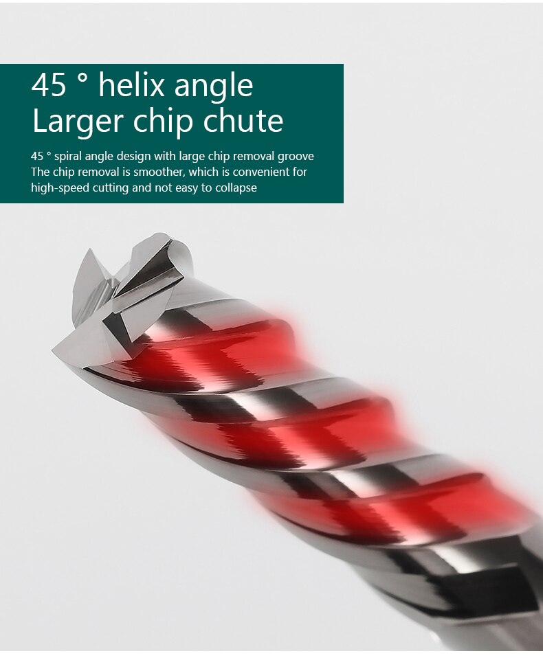 HRC75 Solid Cermet Milling Cutter 4 Flute Uncoated High-hardness CNC Flat-bottomed Super Hard Metal Ceramic End Mill