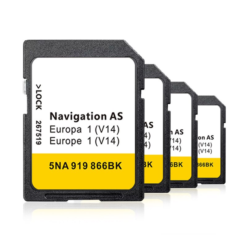 Vw discover media navi som kort gps uk europa  /2022 sat nav sd card 32gb memoey