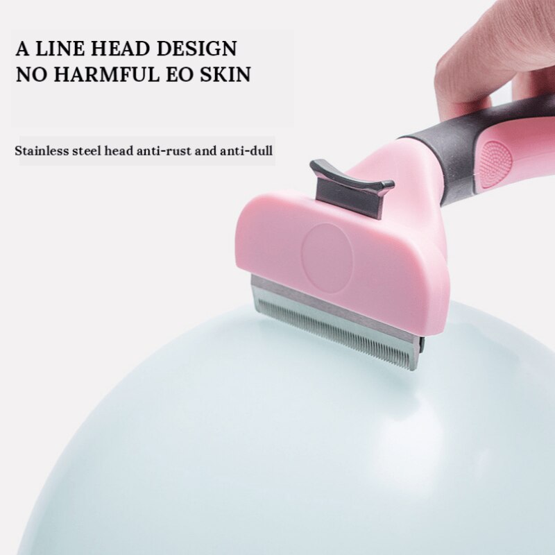 Peigne de toilettage pour animaux de compagnie, brosse pour chiens et chats, outil d'épilation des poils, tondeuse, fourniture pour animaux de compagnie