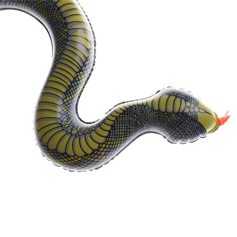 100Cm Grote Bewegende De Eigenzinnigheid Opblaasbare Boa Constrictor Truc Speelgoed Opblaasbare Speelgoed Dieren Slang Slang Simulatie