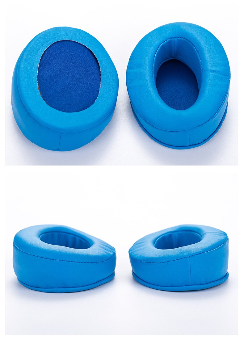 Replacement Ear Pads Cushions Headband Kit Brainwavz HM5 110*90mm Ear Pads Headphone Earpads Cushion Cover: Blue