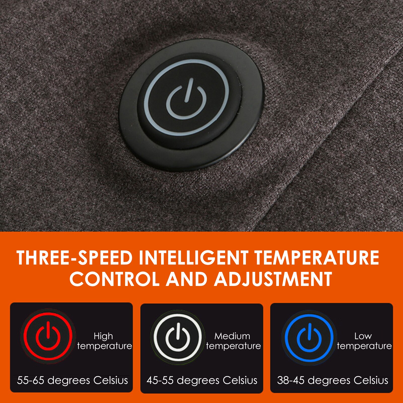 Winter Men Warm Electric Heated Underwear Adjustable Temperature Washable Clothes Outdoor Sports Thermal Long Sleeve T-shirt