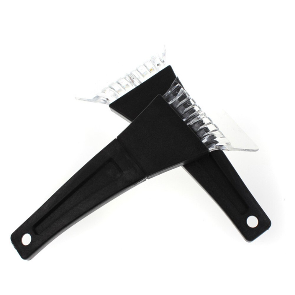 3pcs Car Snow Scraper Durable Plastic Strong Effortless Snow Brush Remover Scraper