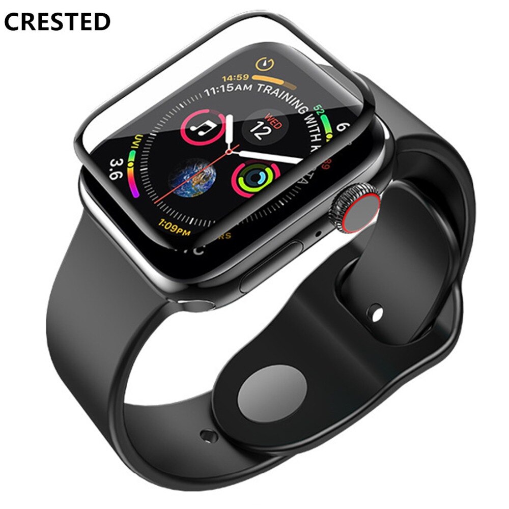 Gehard Glas Voor Apple Horloge 6 44Mm 40Mm Iwatch 3 2 1 42Mm 38Mm 3D 9H Screen Protector Apple Horloge 5 4 3 2 Se Accessoires 44