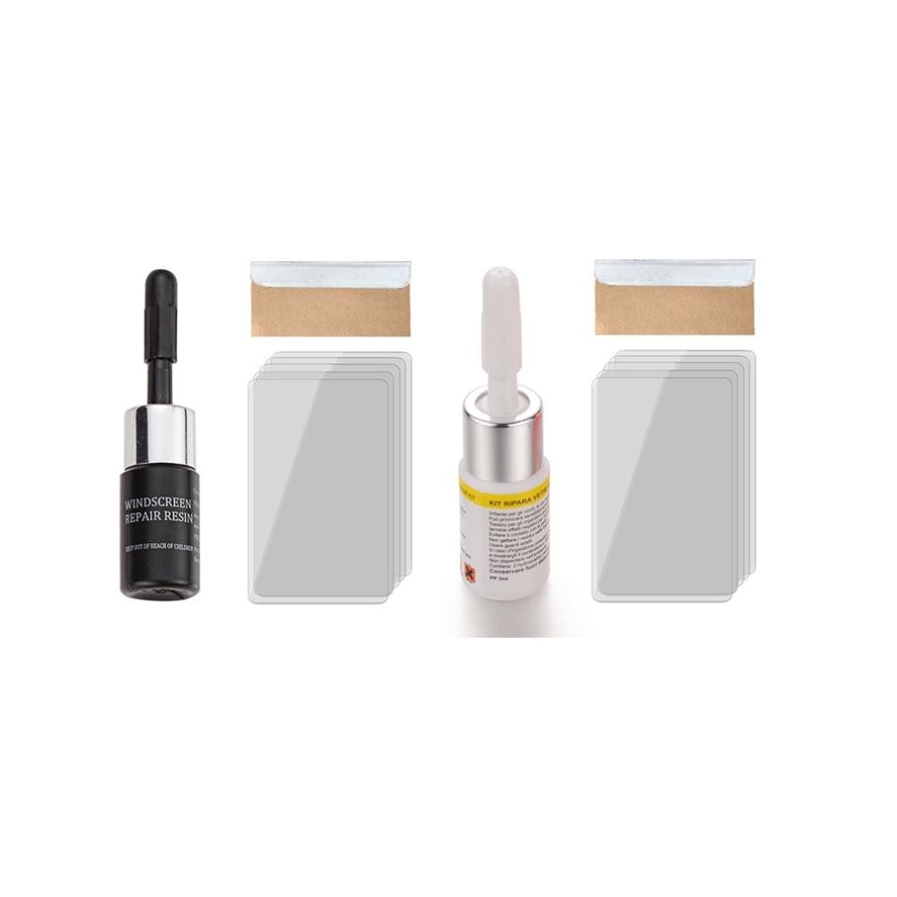 Voorruit Reparatie Kit Autoruit Reparatie Polijsten Voorruit Glas Renwal Gereedschap Auto Chips Crack Herstellen Fix Kit Wit