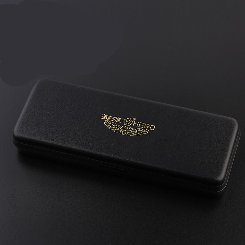 Authentic Hero 285 metal calligraphy pen art fountain pen iraurita ink pen 0.5mm /0.8mm business office fountain pen box