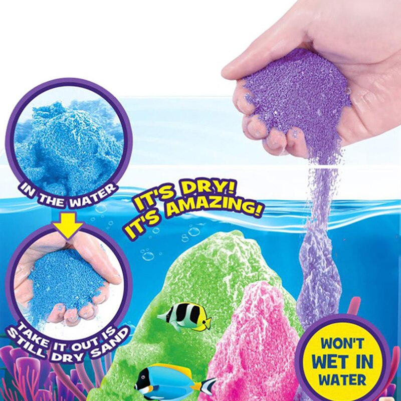 100G Kid Diy Magie Niet Nat Zand Speelgoed Voor Kinderen Grappige Molding Non Nat Zand Speelgoed Slime Molding Non nat Zand Art Speelgoed