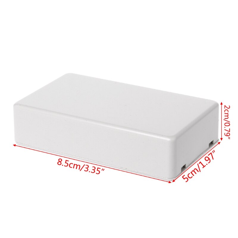 Muoviprojekti elektroniikkakotelo kotelo diy 3.34 "l  x 1.96 " w  x 0.83 "h