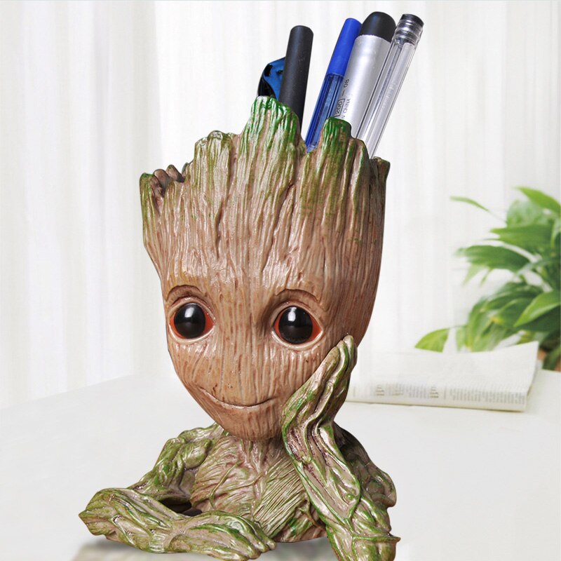 Planteur De Pots De Fleurs Groot Bebe Gros Figurines D Action Arbre Modele Homme Jouets Enfants Porte Stylo Dessin Anime Jardiniere De Jardin Grandado