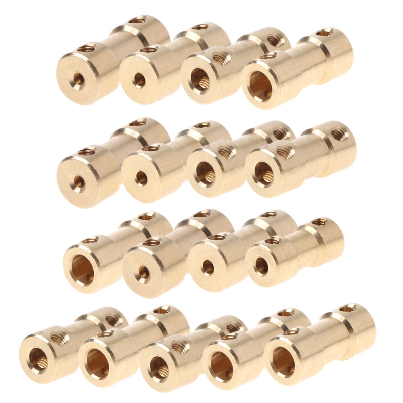 2-5mm Motor Copper Shaft Coupling Coupler Connector Sleeve Adapter US