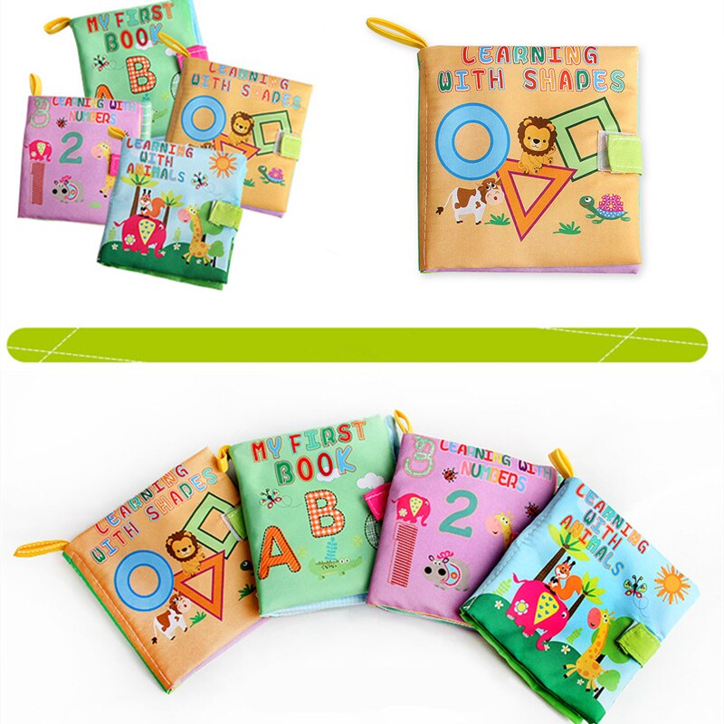 4 stijl Baby Speelgoed Zachte Doek Boeken Geritsel Geluid Zuigeling Educatief Kinderwagen Rammelaar Speelgoed Pasgeboren Wieg Bed Baby Speelgoed 0 -36 maanden