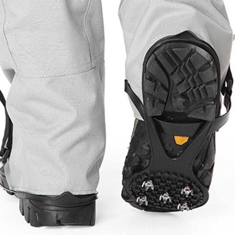 1 paar wandelschoenen, ijsgripper, antislip, spikegrip, ijskampeerschoen, ijswandelstijgijzer, klimschoen,  c0 j 9