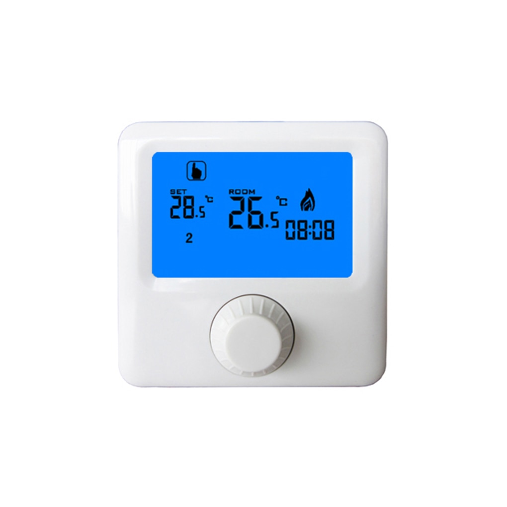 Weekly Programmable Room Heating Thermostat Digital Temperature Controller LCD Display Wall-hung Gas Boiler Thermostat