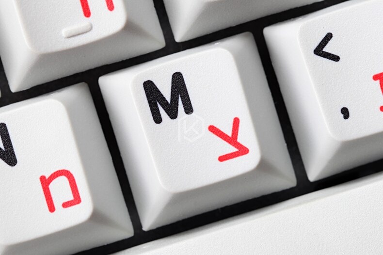 kprepublic 139 Hebrew root font letter Cherry profile Dye Sub Keycap Set PBT for gh60 xd60 xd84 cospad tada68 rs96 87 104 fc660