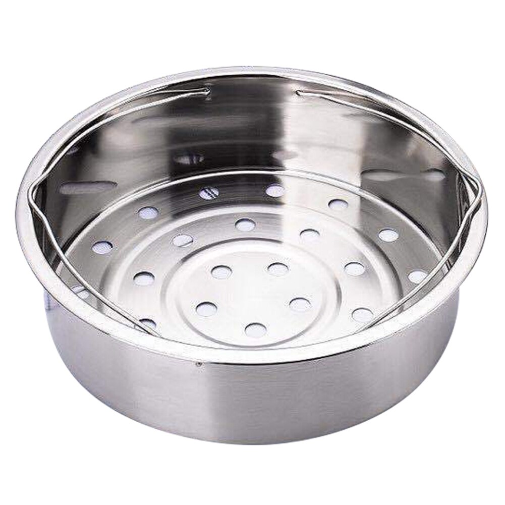 Stainless Steel Pot Steamer Basket Egg Steamer Rack Divider for Pressure Cooker Pot PI669: Big Hole Basket