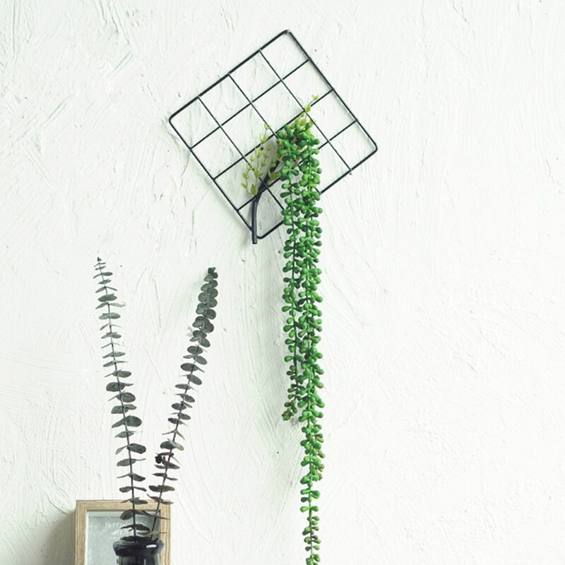 20cm Metal Mesh Grid DIY Wall Photos Postcards Wall Art Display Pictures Frame