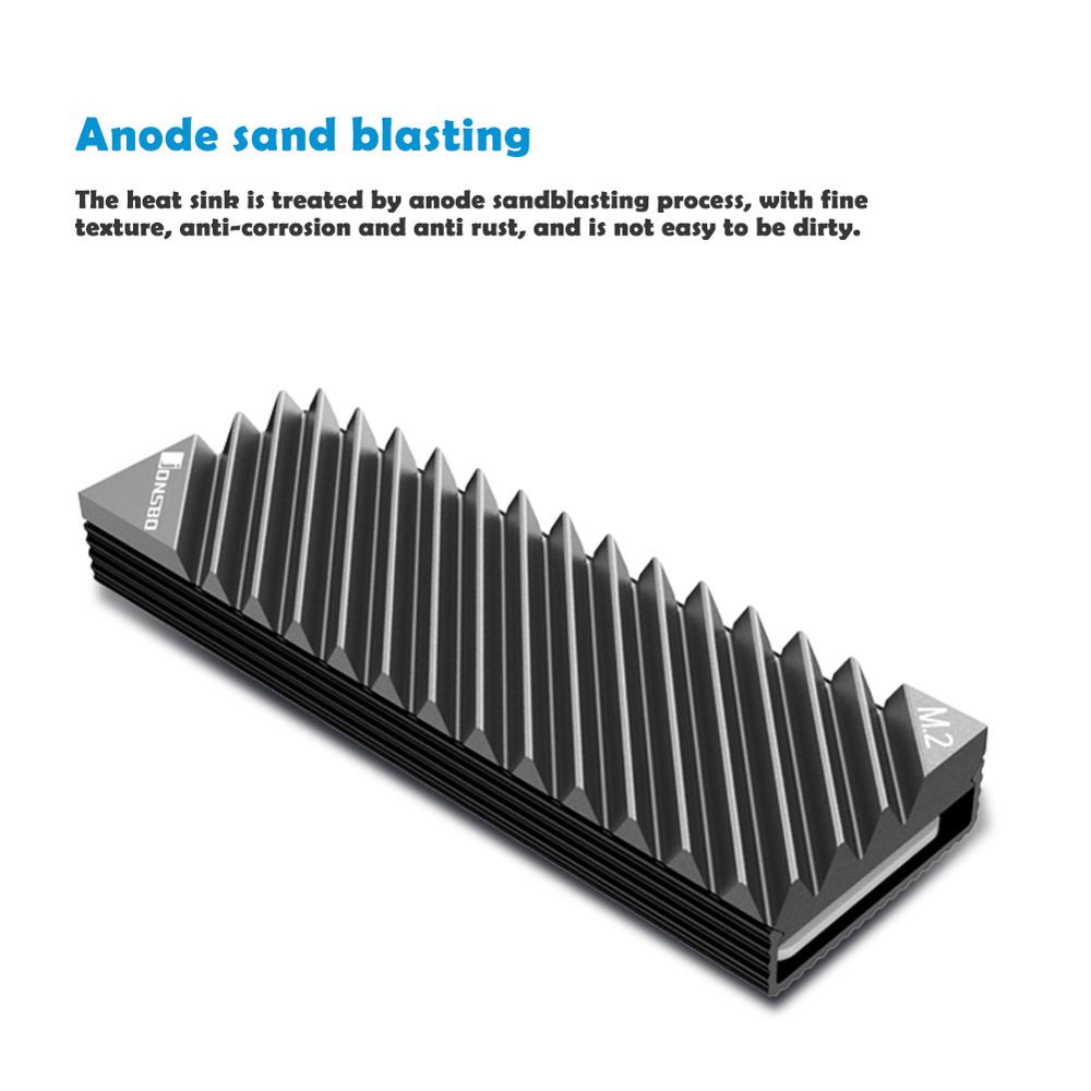 Dissipateur thermique en aluminium | 2 SSD NVMe, disque dur, dissipateur de chaleur en aluminium, avec tampon thermique, pour SSD M2, ordinateur de bureau, 2280 ssd