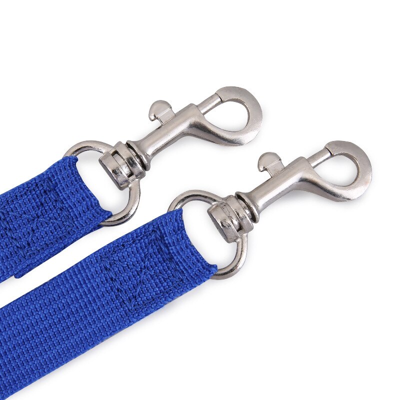 WALK 2 Two DOGS Leash COUPLER Double Twin Lead Walking Leash Dog Collar Bulldog Pet Accessories