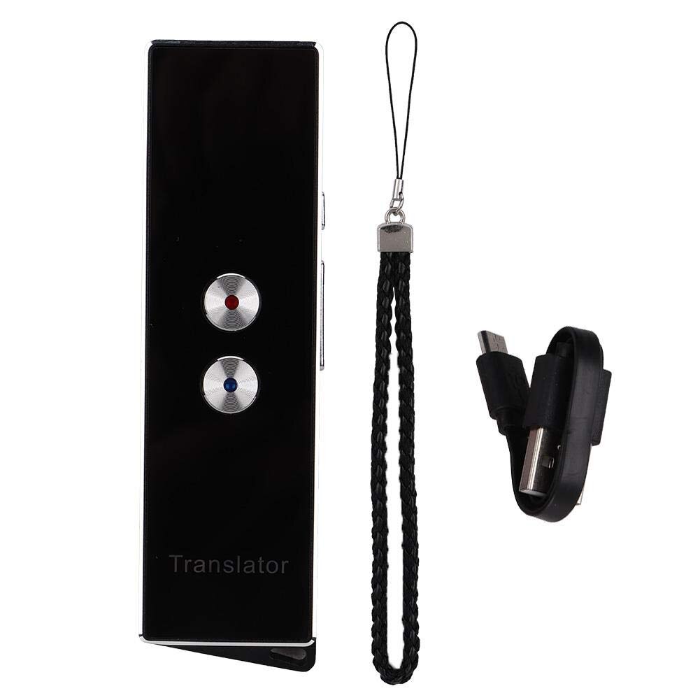 Universal Portable X9 Pro Smart Support 70+ Languages English Language Two-Way Real Time Language Voice Translator Device: Black