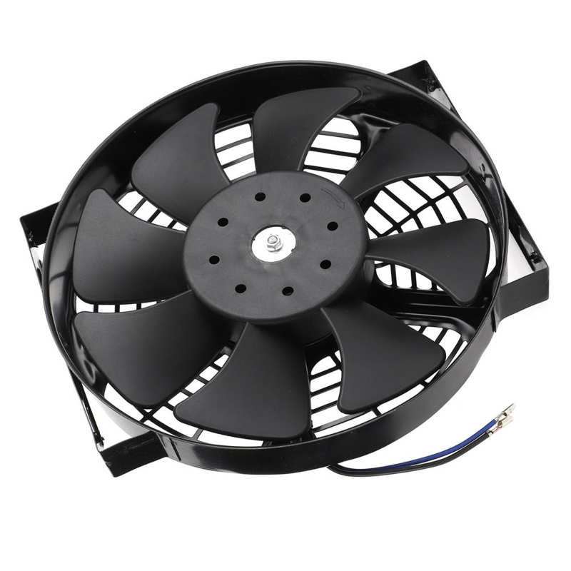 Fan Engine Cooling Electric Radiator Air Conditioning DC 12V 80W 2400RPM for Car Truck 10in Universal