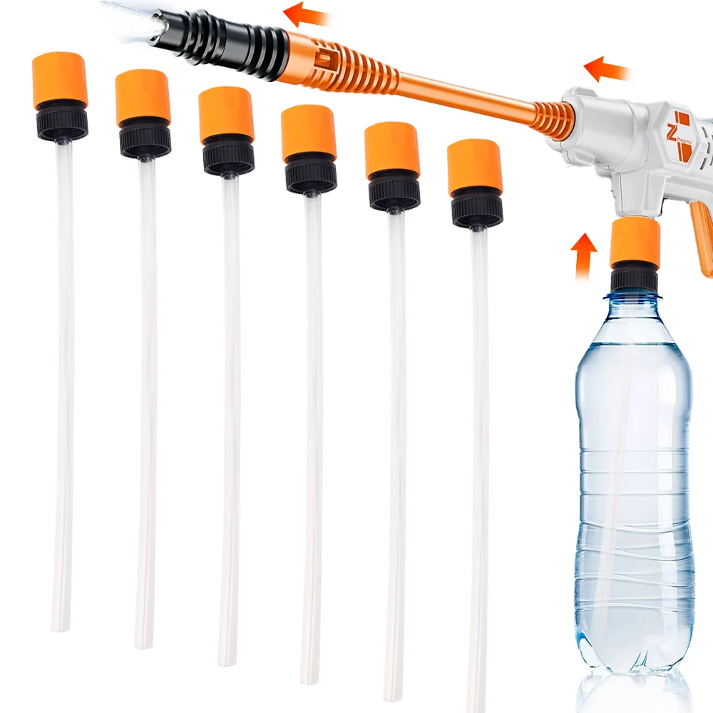 Conectores de manguera elástica, adaptador de lavadora a presión para botella de plástico, tubería de agua, succión, accesorios de lavado de coche, 1-10 Uds.
