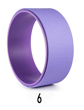 Yoga Wheel - 33x13cm - TPE + ABS - 1.4kg - Multi-colored: Gray