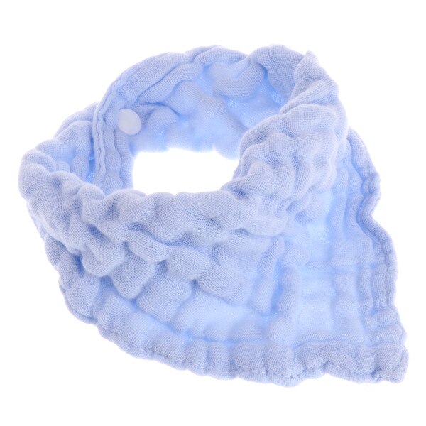 Babyjongen meisjes kinderen slabbetjes katoenmix gaas speeksel handdoek slabbetjes voedingsbandana: Blauw