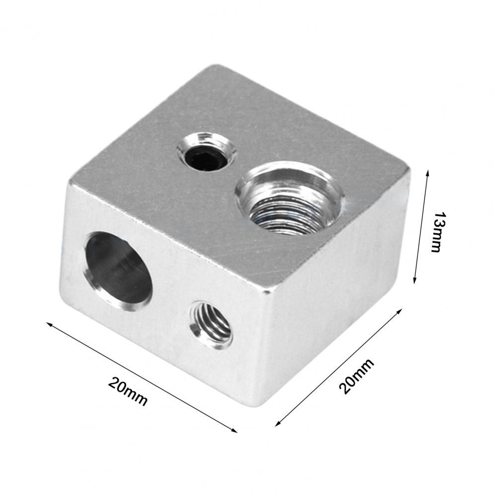 Bloco de aquecimento m7 thread fit com termopar acessórios da impressora 3d m7 parafuso rosca bico titular para impressora 3d